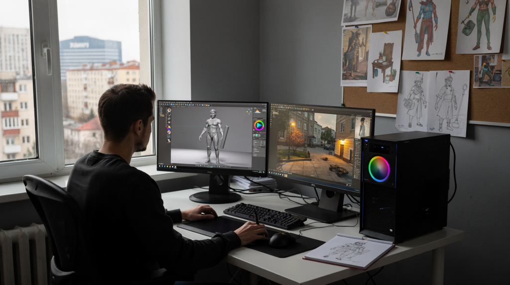 Профессия 3D-художник: какие навыки нужны и сколько можно зарабатывать